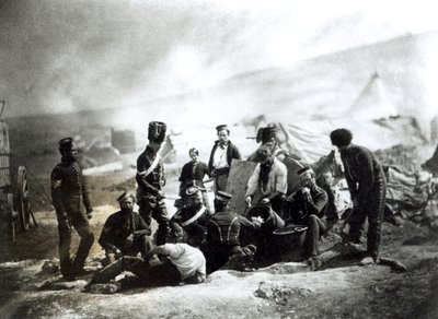 Soldaten auf der Krim, ca. 1855 von Roger Fenton